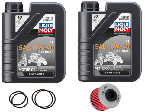 CRF450L/RL'19-26 Liquimoly Full Synthetic Oil Change Kit